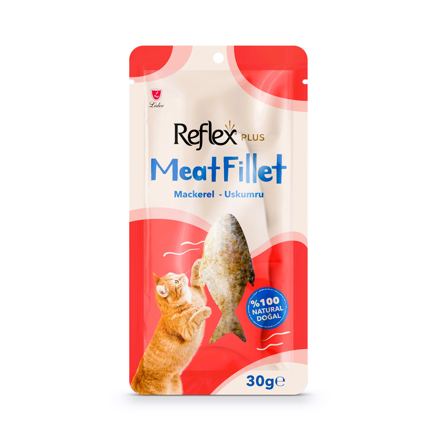 Reflex Plus Meat Fillet Uskumru Fileto Kedi Ödülü 30 Gr
