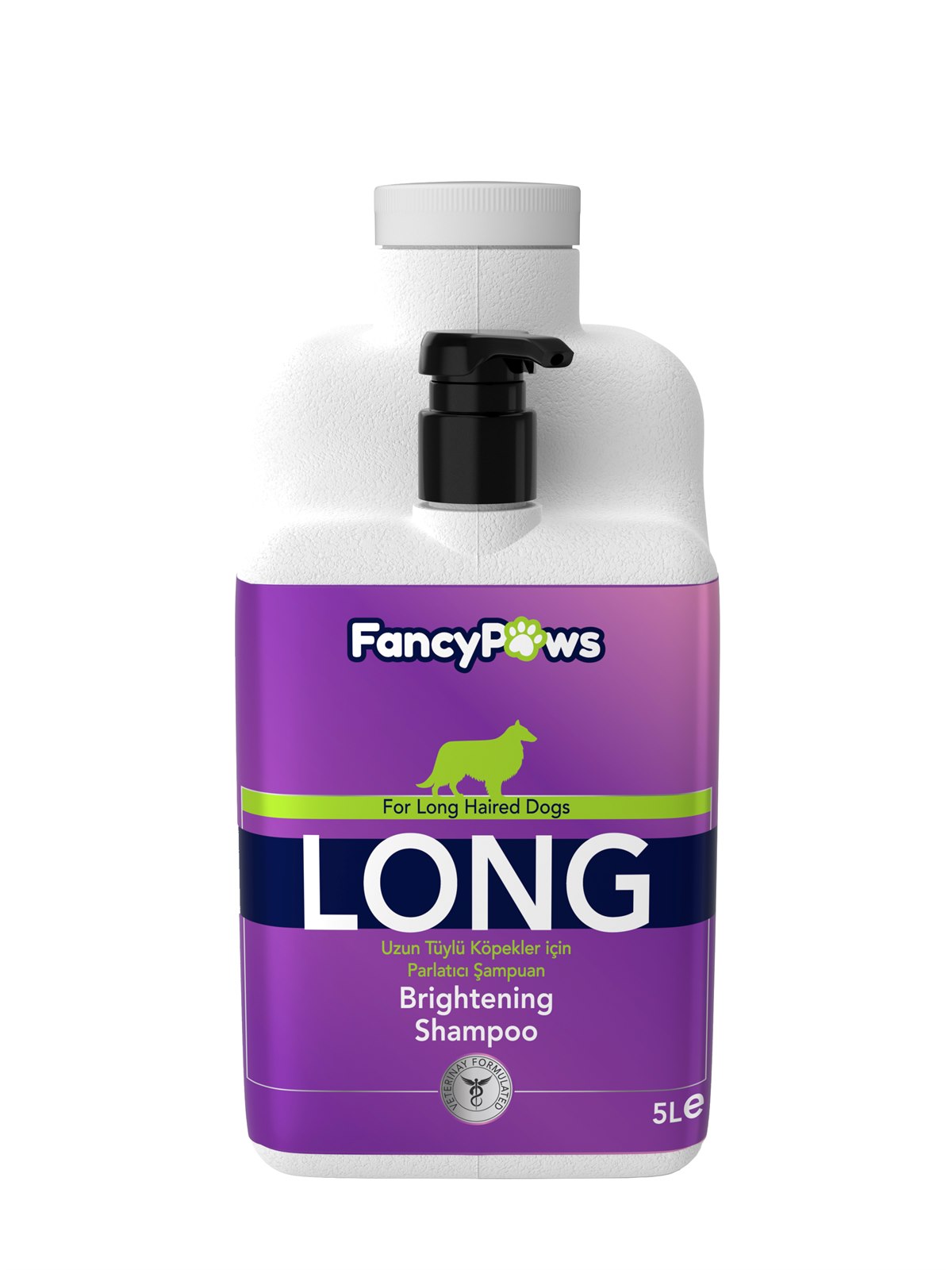 FancyPaws Long Uzun Tüylü Köpekler İçin Arındırıcı ve Parlatıcı Şampuan 5 Lt