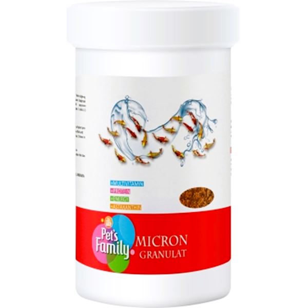 Pet's Family Micron Granül Tropikal Balık Yemi 100 Ml (50 Gr)