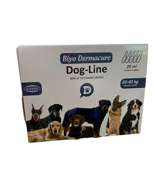 Biyo Dermacure Dog Line Köpek Deri ve Tüy Bakım Ürünü ml 4 ml x 5 Adet