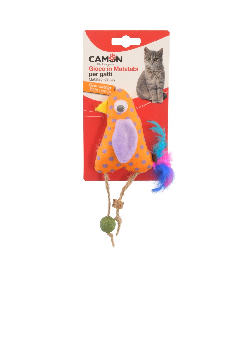 Camon Matatabi Kedi Nanesi İçeren Kedi Oyuncağı