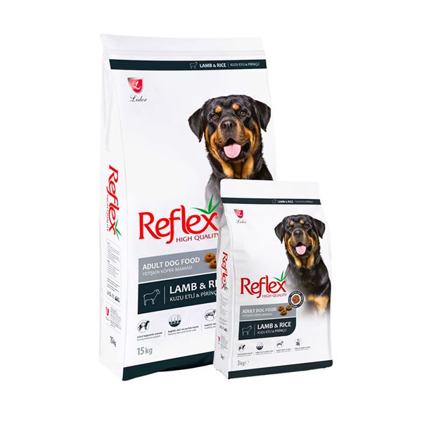 Reflex Kuzulu ve Pirinçli Yetişkin Köpek Maması