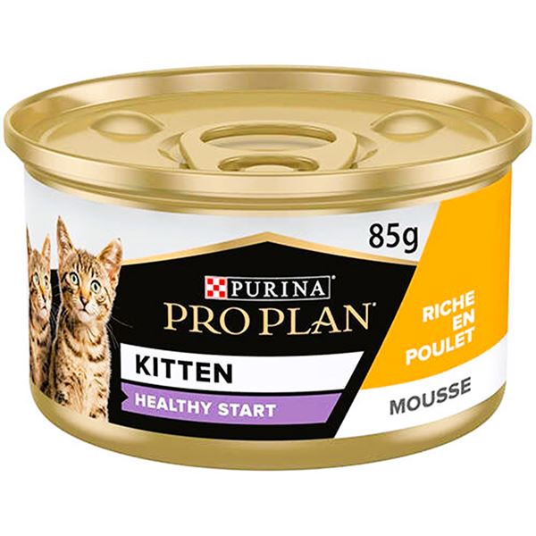 Purina Pro Plan Kitten Tavuklu Mousse Yavru Kedi Konservesi 85 Gr