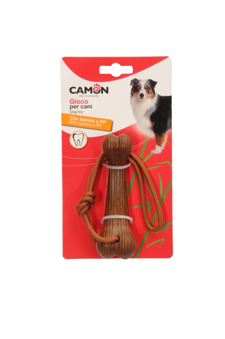Camon Bambu ve PP Köpek Diş Kaşıma Oyuncağı