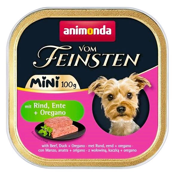 Animonda Vom Feinsten Mini Dana ve Ördek Etli Yetişkin Köpek Konservesi 100 Gr