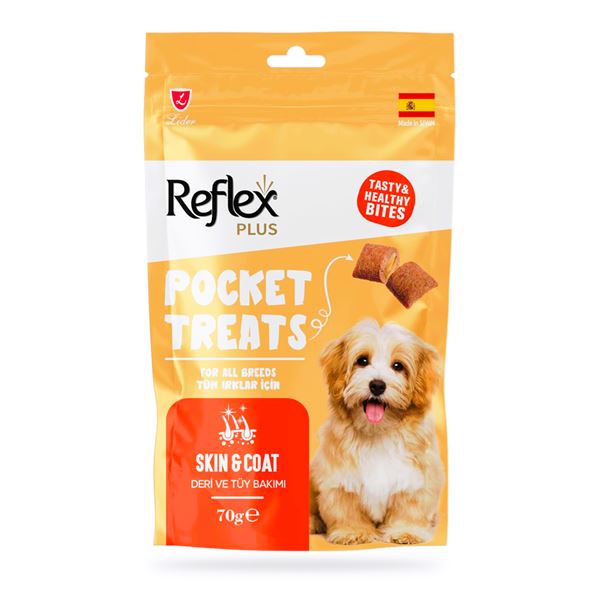 Reflex Plus Skin & Coat Deri ve Tüy Bakımı Köpek Ödül Maması 70 Gr