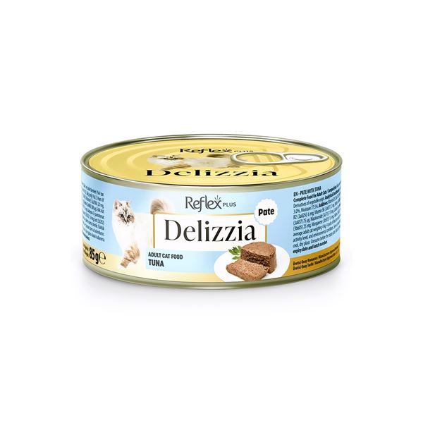 Reflex Plus Delizzia Ton Balıklı Pate Yetişkin Kedi Maması 85 Gr