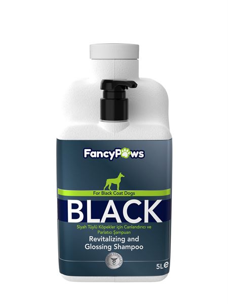 Fancy Paws Siyah Tüylü Köpekler İçin Canlandırıcı ve Parlatıcı Şampuan 5 Lt