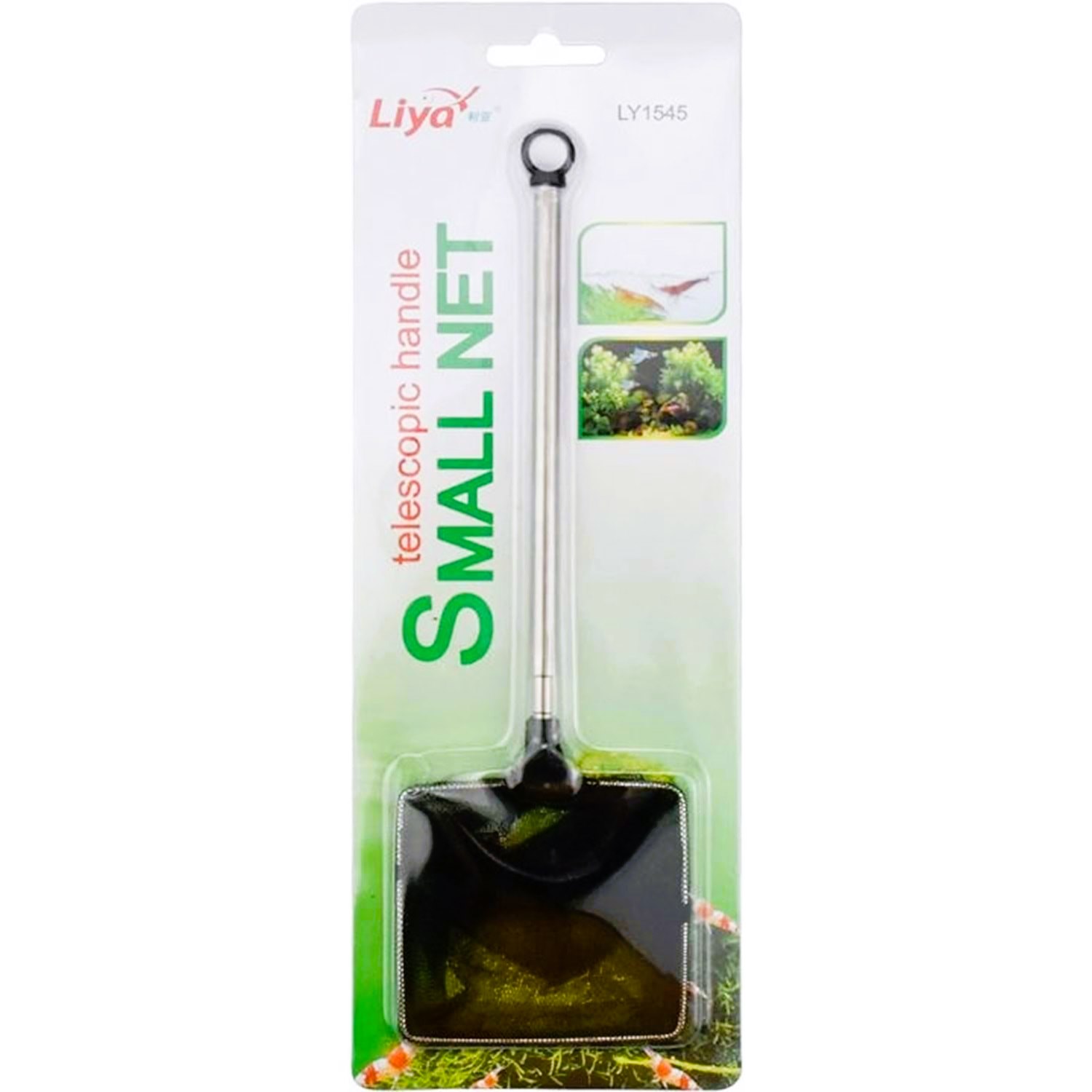 Liya LY1545 Teleskopik Akvaryum Balık Kepçesi Kare Başlıklı