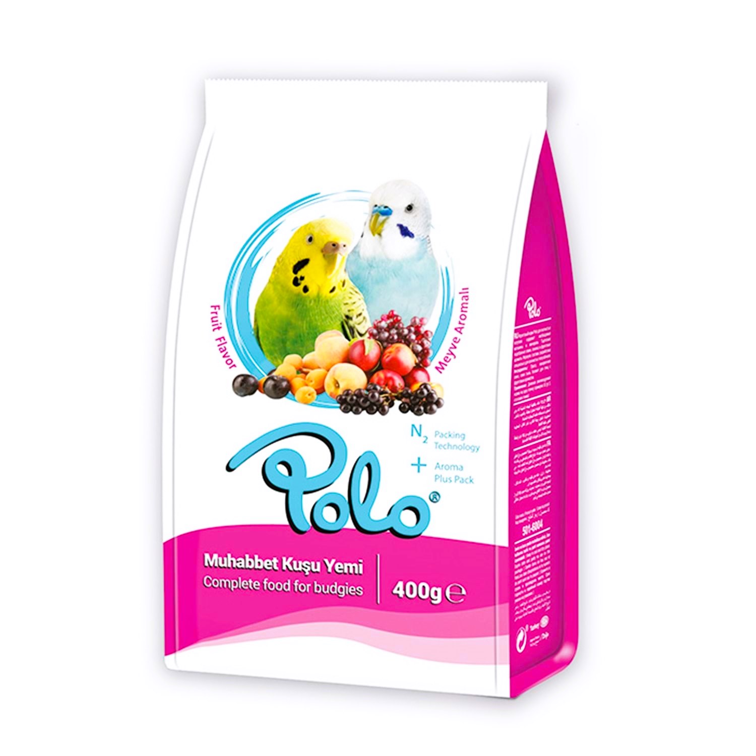 Polo Meyve Aromalı Muhabbet Kuşu Yemi 400 Gr