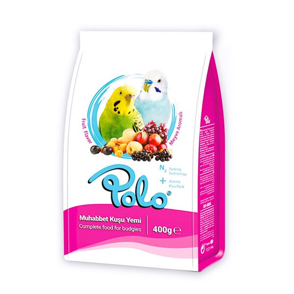 Polo Meyve Aromalı Muhabbet Kuşu Yemi 400 Gr