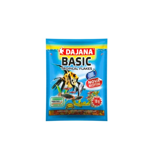 Dajana Basic Tropical Flakes Pul Balık Yemi 80 Ml (10 Gr)