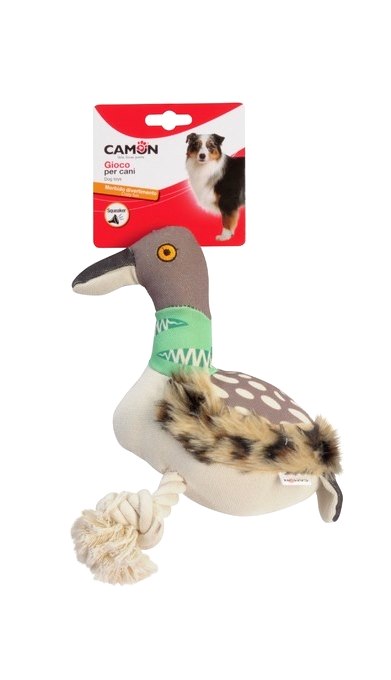 Camon Dayanıklı Paraşüt Kumaş Pelüş Kuş Köpek Oyuncağı 30 Cm