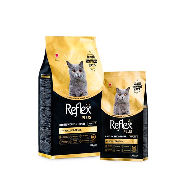 Reflex Plus British Shorthair Yetişkin Kedi Maması (Hypoallergenic)