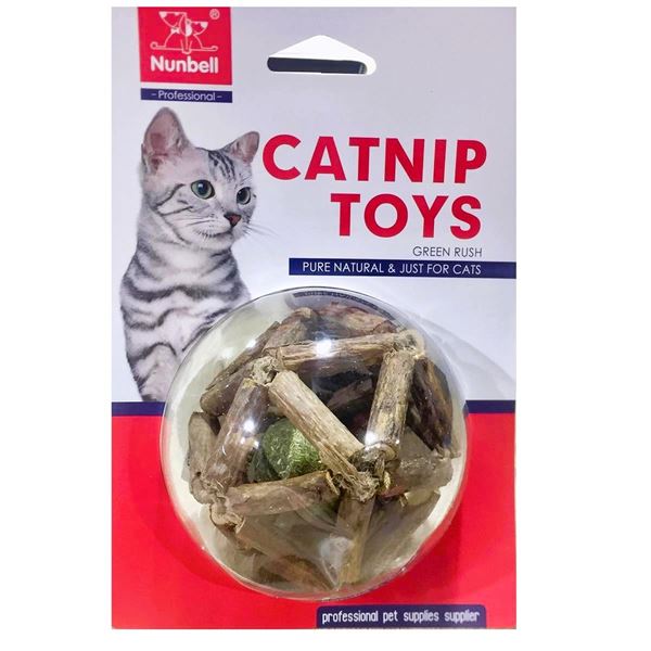 Nunbell Matatabi & Catnip Doğal Kedi Otu Topu 7 Cm