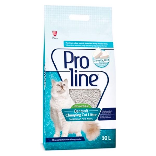 Proline Marsilya Sabunlu Bentonit Kedi Kumu 10 Lt (Bobin Ambalaj)