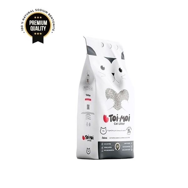 Toi Moi Natura Grey Aktif Karbonlu Bentonit Kedi Kumu 10 Kg