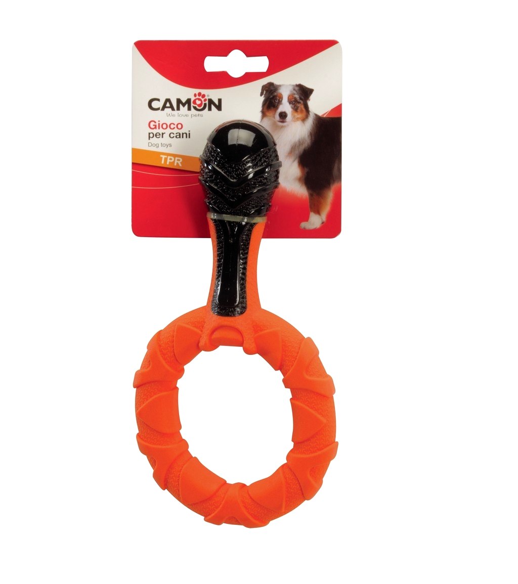 Camon TPR Saplı Halkalı Köpek Oyuncağı 21 Cm