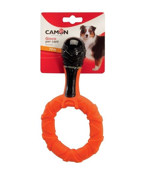 Camon TPR Saplı Halkalı Köpek Oyuncağı 21 Cm