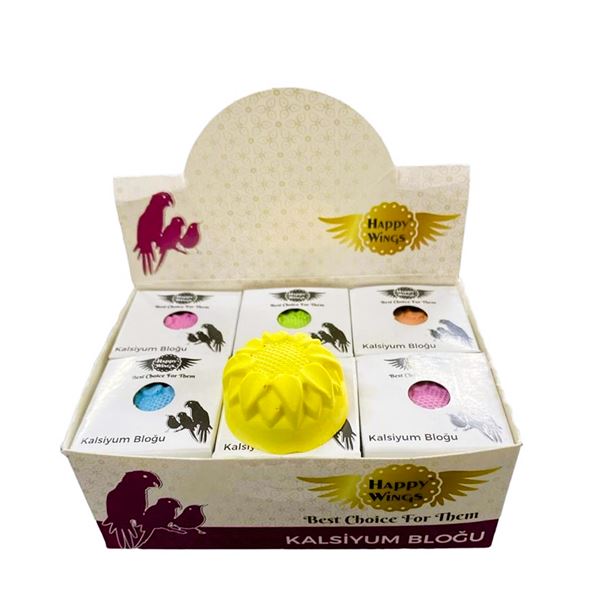 Happy Wings Kuş Kalsiyum Bloğu 12’li Paket