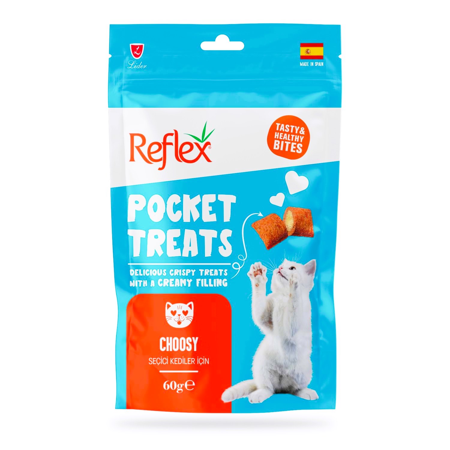 Reflex Pocket Treats Choosy Seçici Kediler İçin Kedi Ödül Maması 60 Gr