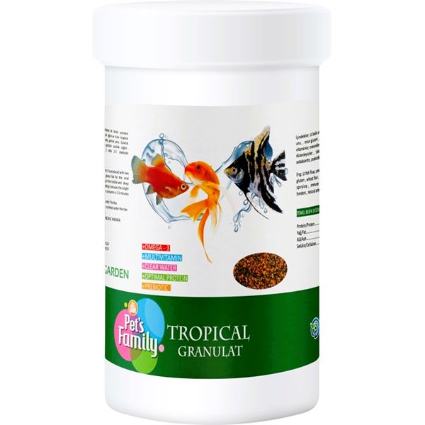 Pet's Family Tropical Granül Tropikal Balık Yemi 100 Ml (45 Gr)