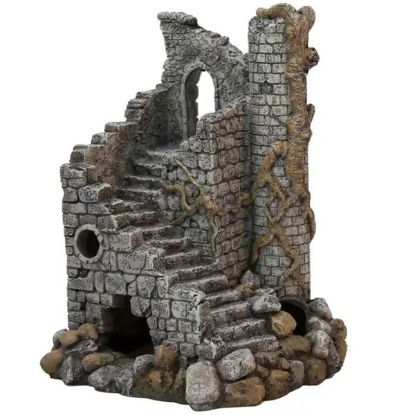 Merdivenli Kale Kalıntısı Dekor 12,2x11,4x17,5 cm