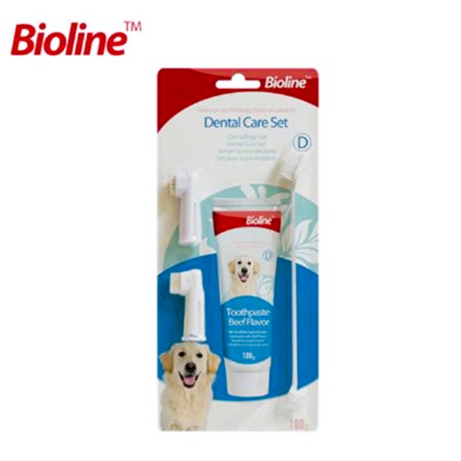 Bioline Sığır Aromalı Köpek Diş Bakım Seti