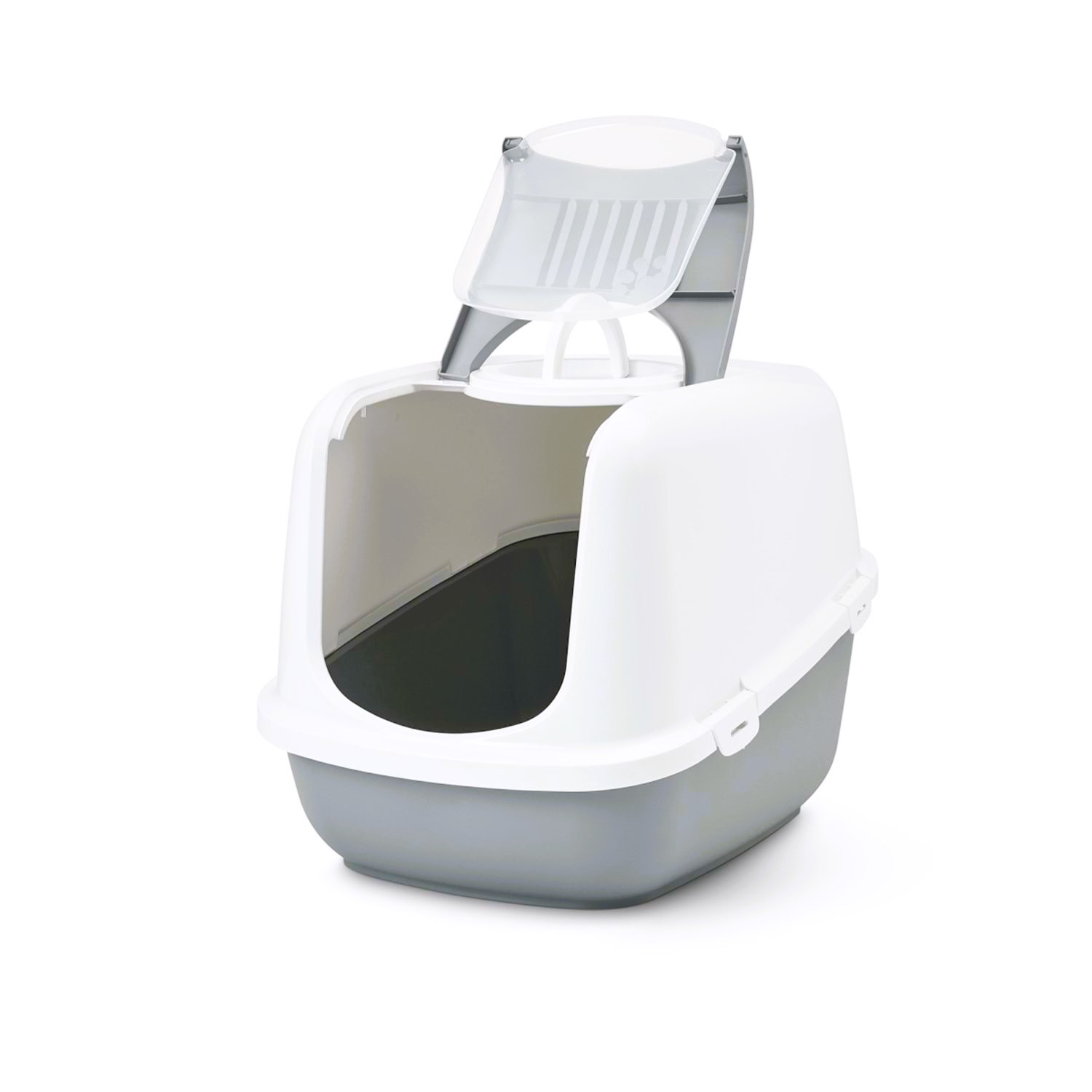 Savic Nestor Giant Ekstra Büyük Kapalı Kedi Tuvaleti 75,5 x 56 x 55,5 Cm