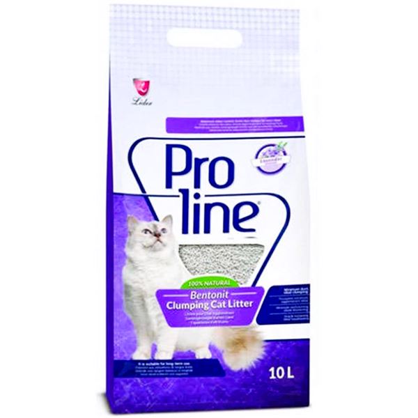 Proline Lavanta Kokulu Bentonit Kedi Kumu 10 Lt (Bobin Ambalaj)