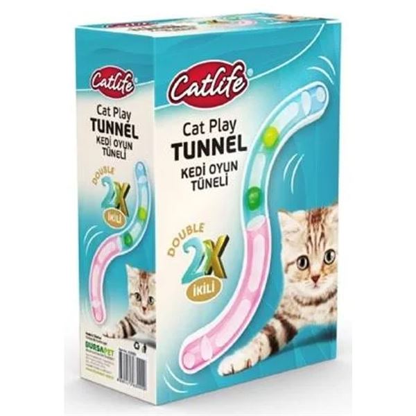 Catlife İkili Kedi Oyun Tüneli