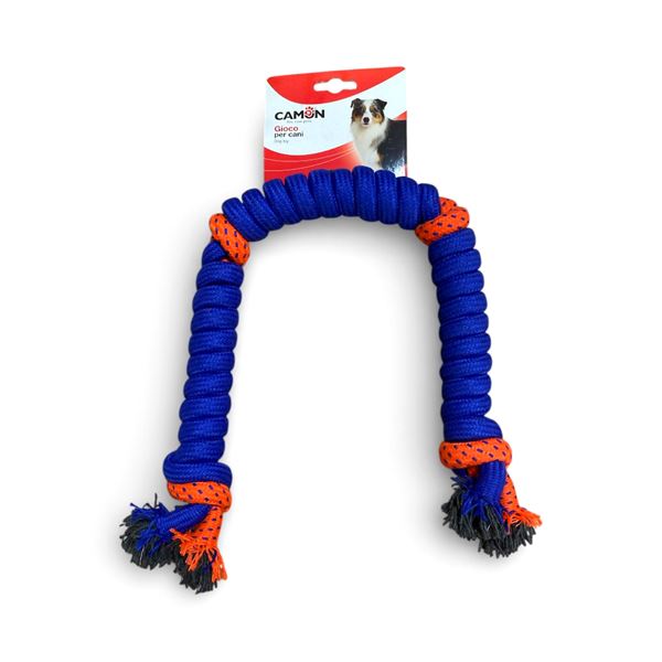 Camon Polyester Pamuk Çift Halat Köpek Oyuncağı 50 Cm