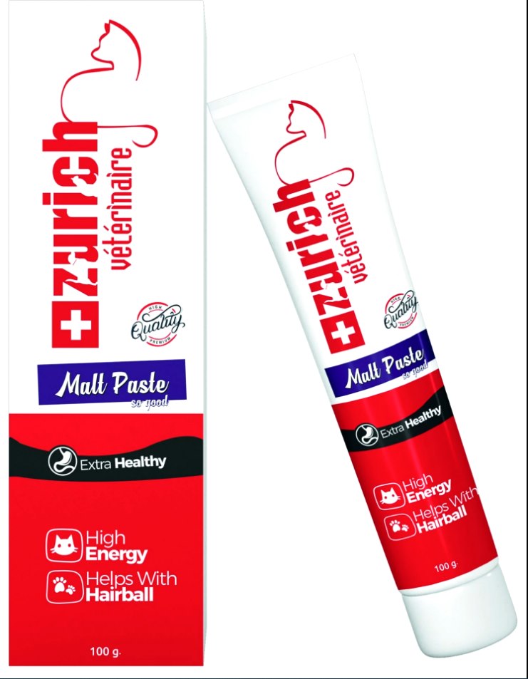 Zurich Vetérinaire Malt Pastası Kediler İçin 100 g