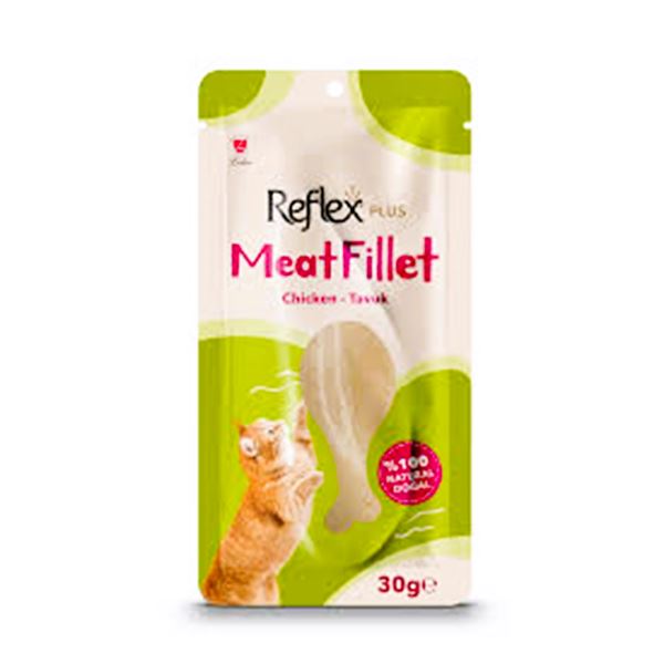 Reflex Plus Meat Fillet Tavuklu Kedi Ödülü 30 Gr