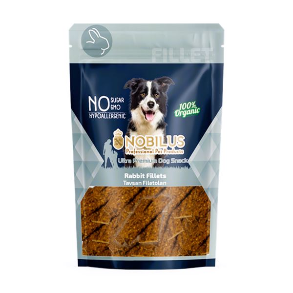 Nobilus Tavşan Filetosu Köpek Ödül Maması 80 Gr