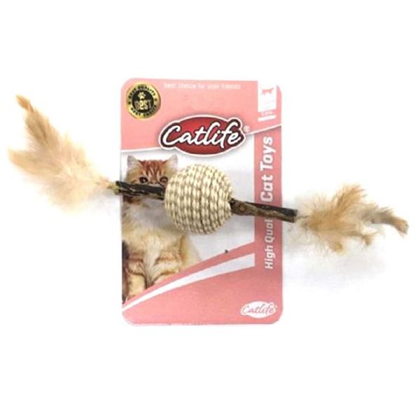 Catlife Hasır Tüylü Top Kedi Oyuncağı