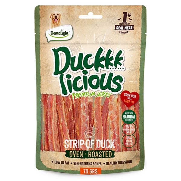 Dentalight Duckkk Licious Premium Jerky Strip of Ördekli 70 g