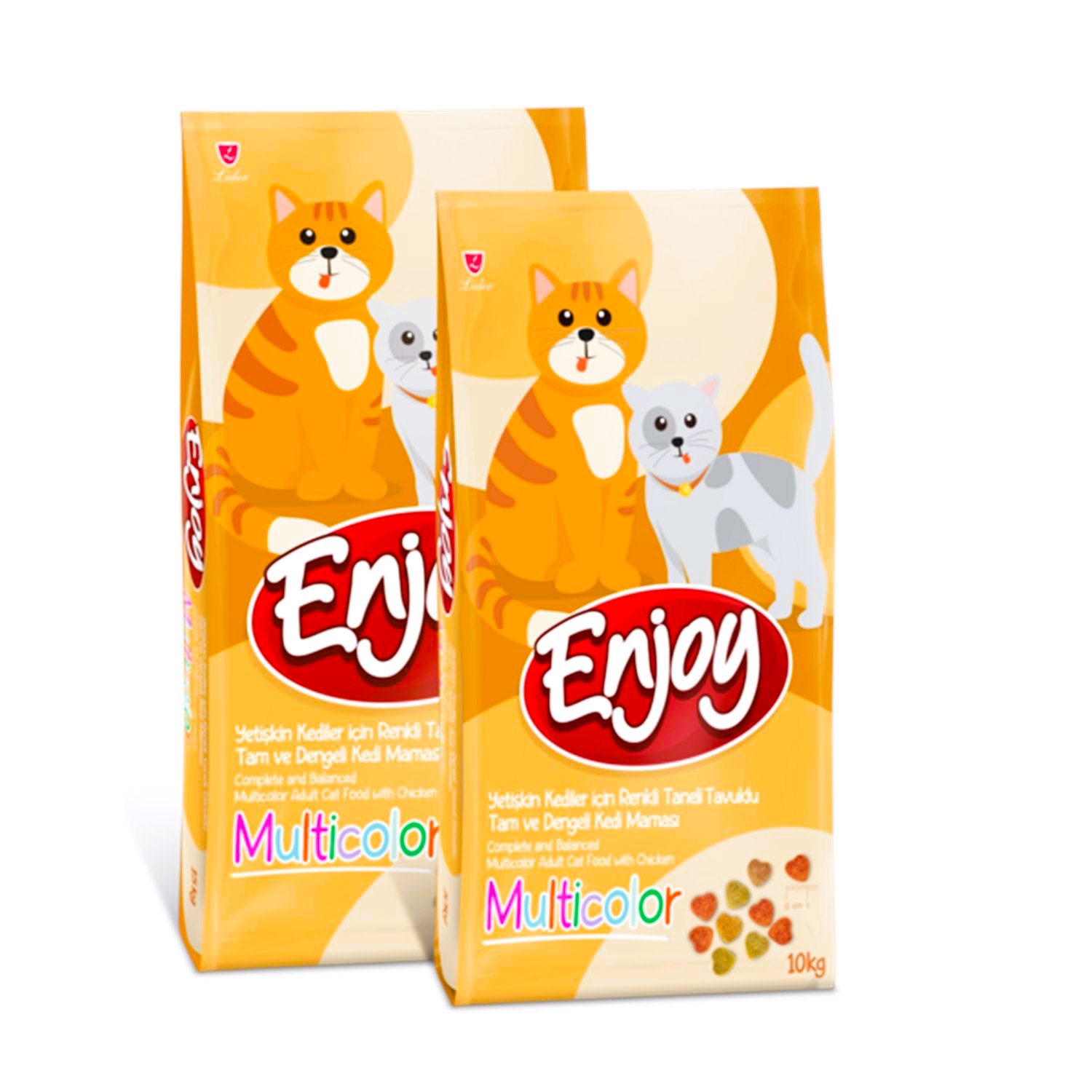 Enjoy Multicolor Tavuklu Yetişkin Kedi Maması