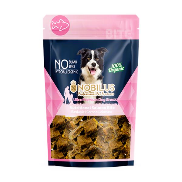 Nobilus Besleyici Somon Lokmaları Köpek Ödül Maması 80 Gr