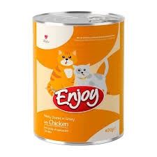Enjoy Sos İçinde Et Parçacıklı Tavuklu Yetişkin Kedi Konservesi 400 g