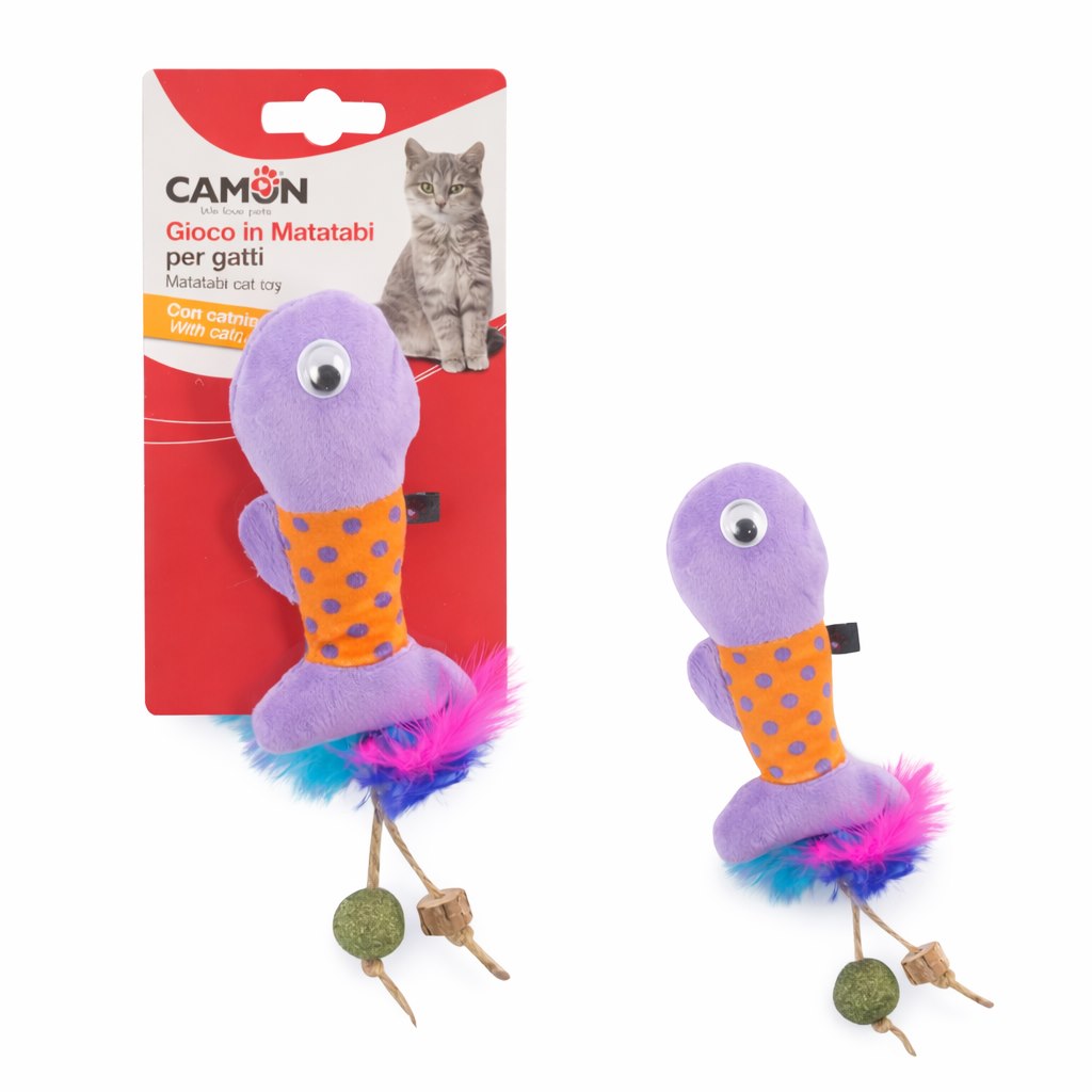 Camon Matatabili Balık Kedi Oyuncağı 12 Cm