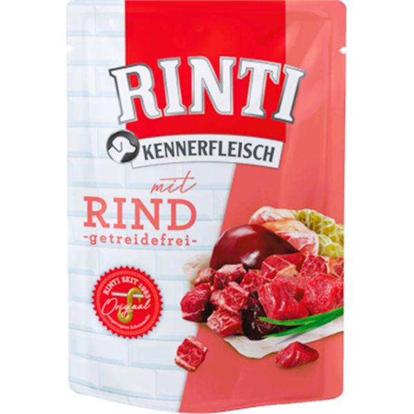 Rinti Kennerfleisch Dana Etli Tahılsız Köpek Pouch Yaş Mama 400 Gr