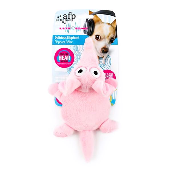 AFP Ultrasonik Sesli Fil Peluş Köpek Oyuncağı 32 Cm