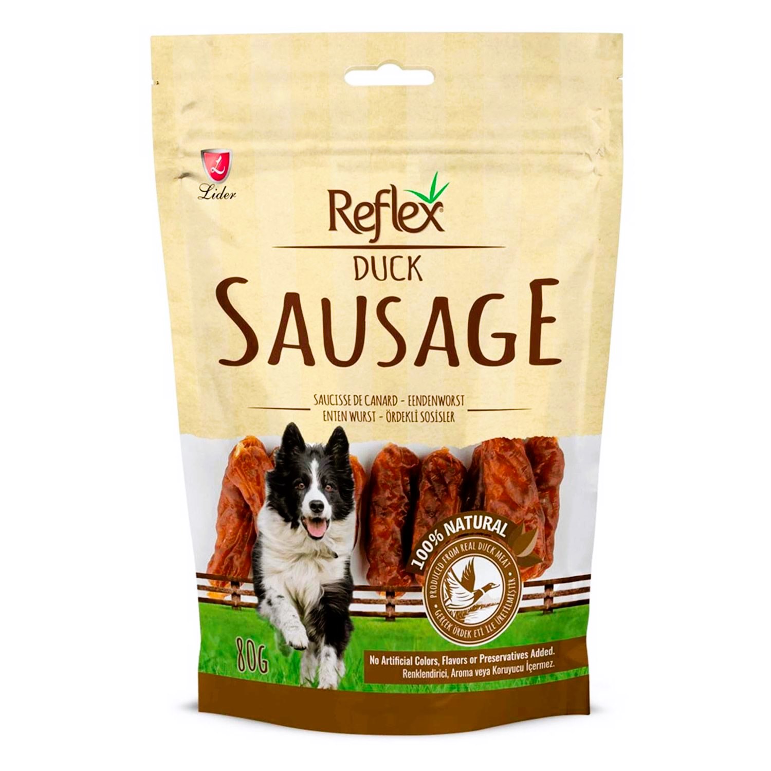 Reflex Ördek Sosis Köpek Ödül Maması 80 Gr