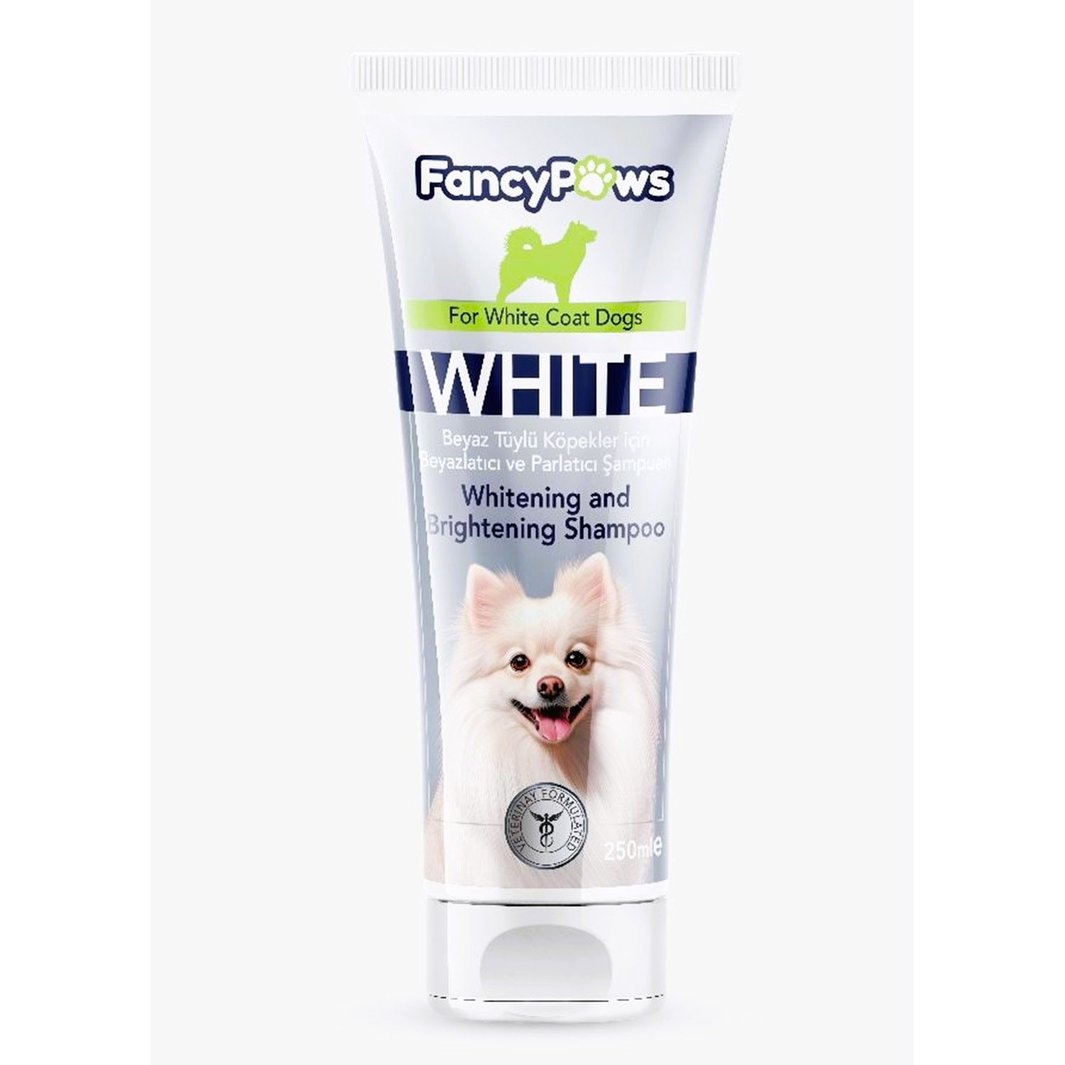 Fancy Paws Beyaz Tüylü Köpekler İçin Beyazlatıcı ve Parlatıcı Şampuan 250 Ml