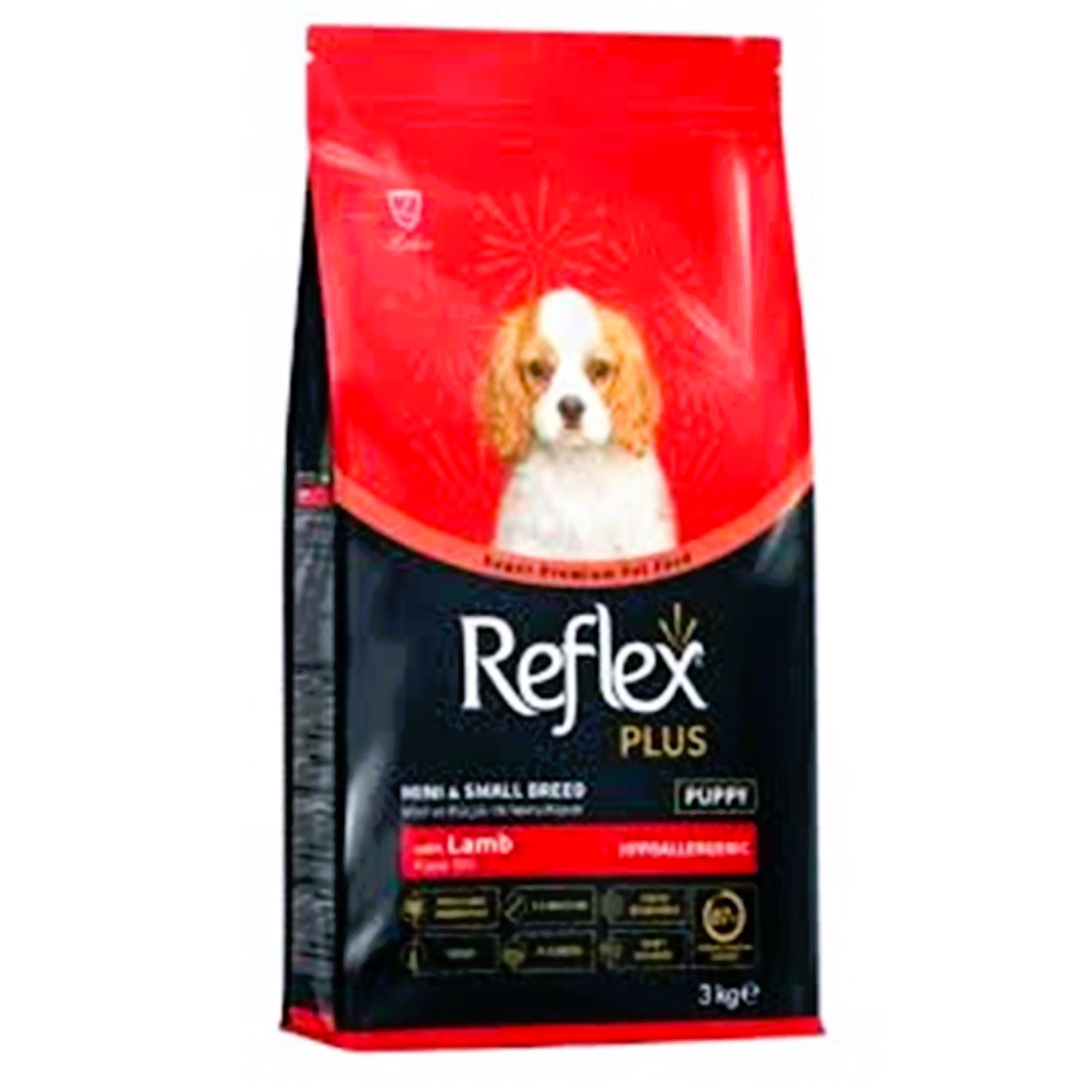Reflex Plus Kuzulu Mini & Küçük Irk Yavru Köpek Maması 3 Kg