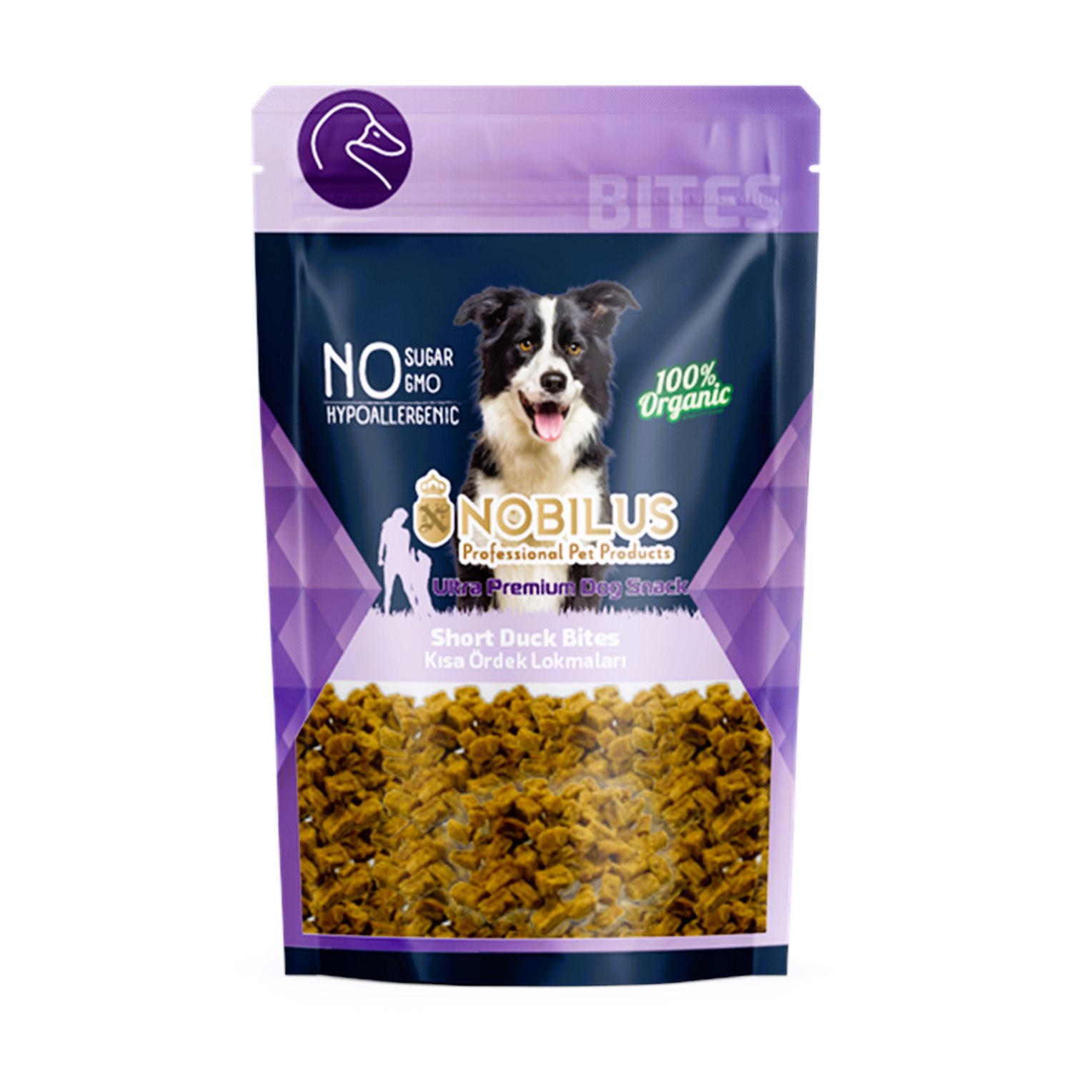 Nobilus Ördekli Küçük Lokmalı Köpek Eğitim Ödülü 80 Gr