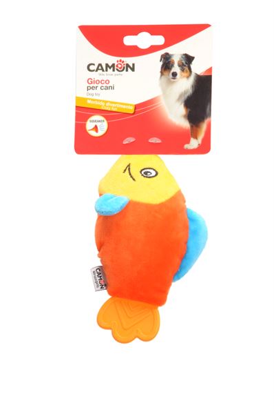 Camon Sesli Balık Şeklinde Köpek Oyuncağı 18 Cm