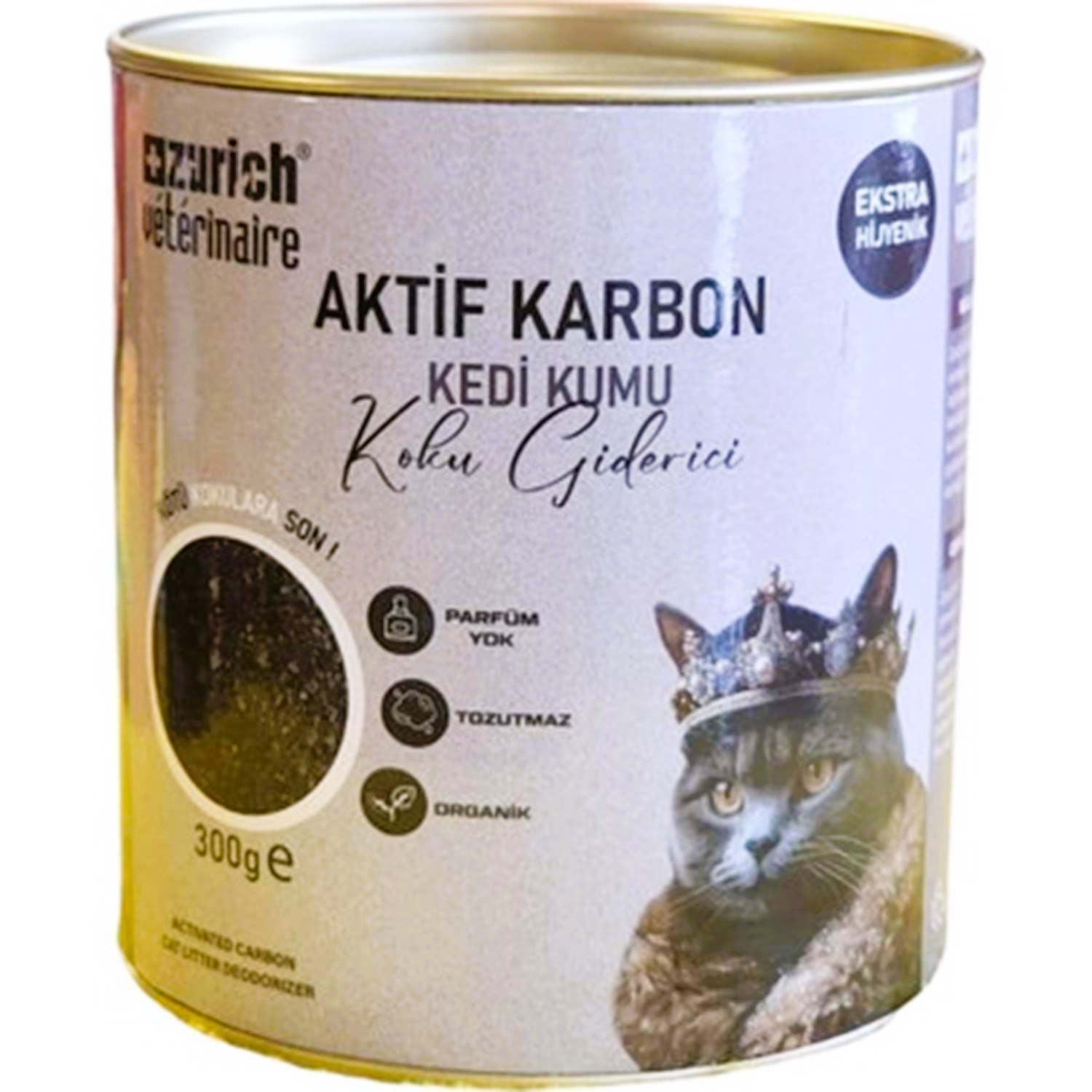 Zurich Veterinaire Aktif Karbon Kedi Kumu Koku Giderici 300 Gr