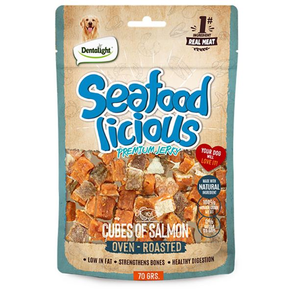 Dentalight Seafood Licious Cube of Somonlu 70 g
